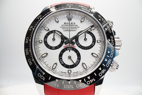 RolexDaytonaWhiteFaceBlackB00018